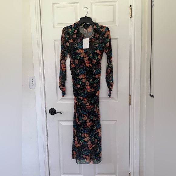 Brand NEW Ted Baker Mesh Shirt Dress - Picture 8 of 9